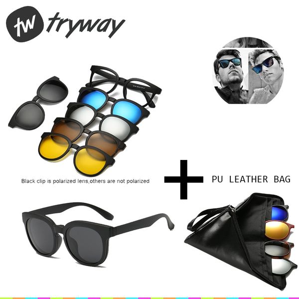 magnet sunglasses clip on glasses uv400 hiking 5 lens polarized driving glasses mirrored prescription myopia with pu bag
magnet sunglasses clip on glasses uv400 hiking 5 lens polarized driving glasses mirrored prescription myopia with pu bag