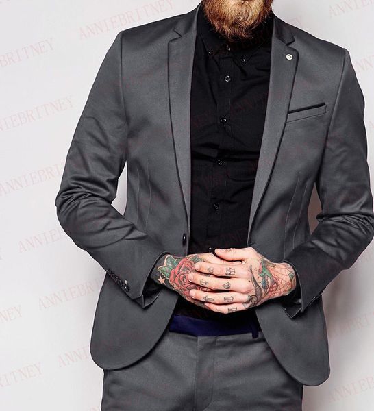 anniebritney 2019 fashion grey satin italian men suit set prom wedding tuxedo slim fit groom suits custom formal blazer pants, White;black
anniebritney 2019 fashion grey satin italian men suit set prom wedding tuxedo slim fit groom suits custom formal blazer pants, White;black