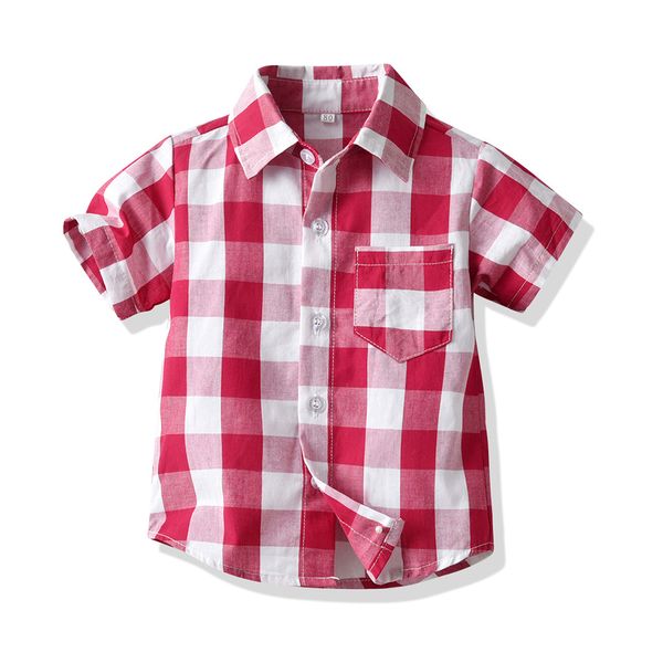 boy's korean-style one-piece shirt short sleeve air conditioning clothes coat plaid fold-down collar multi-color
boy's korean-style one-piece shirt short sleeve air conditioning clothes coat plaid fold-down collar multi-color