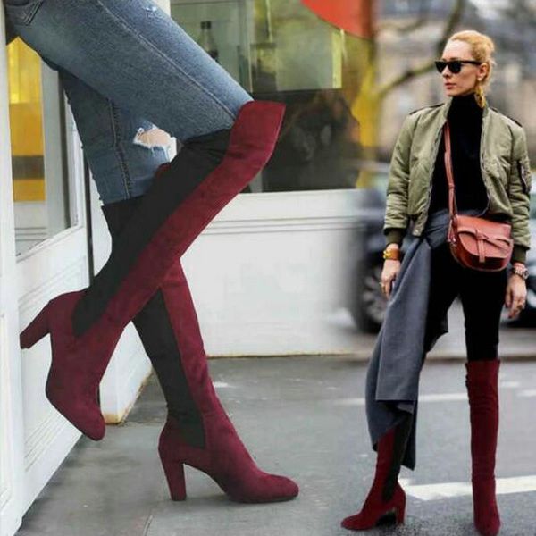 plus size 35-53 nice new women fashion boots high heels europe trend shoes woman winter spring office lady career dress footwear, Black
plus size 35-53 nice new women fashion boots high heels europe trend shoes woman winter spring office lady career dress footwear, Black