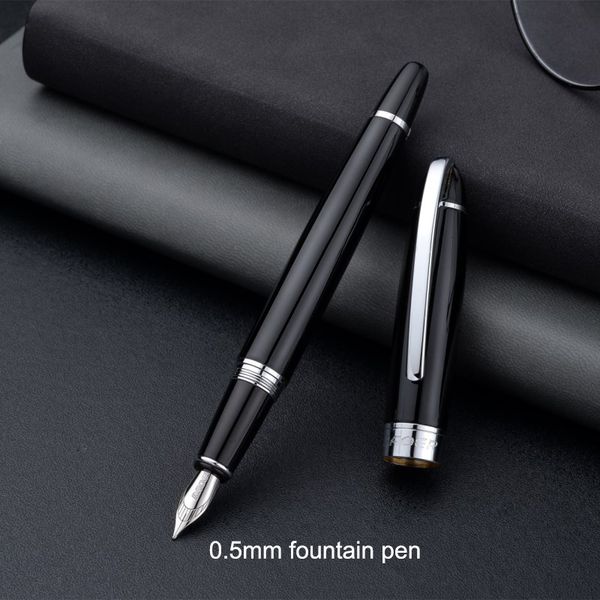 baoer 517 black fountain pens dolma kalem ink pen calligraphy pen stationery office business gift signature
baoer 517 black fountain pens dolma kalem ink pen calligraphy pen stationery office business gift signature