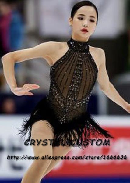 figure skating dress new brand ice skating dresses custom-made for competition dr4851, Black;red
figure skating dress new brand ice skating dresses custom-made for competition dr4851, Black;red