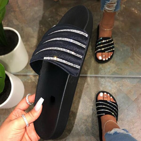 woman crystal sparkly slippers women pink black slide women's fashion summer beach 2020 ladies casual flats shoes plus size 42
woman crystal sparkly slippers women pink black slide women's fashion summer beach 2020 ladies casual flats shoes plus size 42