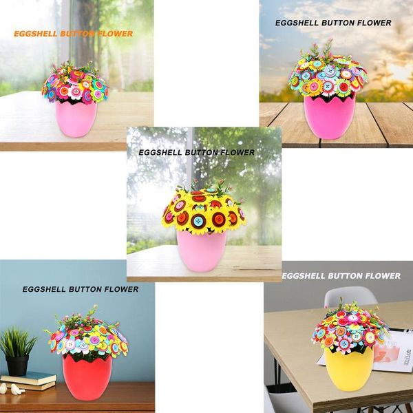 kids craft diy eggshell button flowers enhance baby sense touch non-woven cloth potted plant aids cute shape toys
kids craft diy eggshell button flowers enhance baby sense touch non-woven cloth potted plant aids cute shape toys