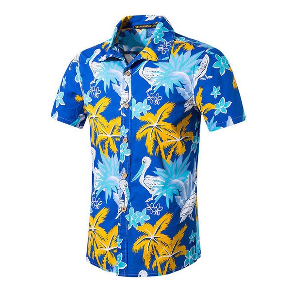 mens hawaiian shirt male casual camisa masculina printed beach shirts hc short sleeve summer men clothes 2019 asian size, White;black
mens hawaiian shirt male casual camisa masculina printed beach shirts hc short sleeve summer men clothes 2019 asian size, White;black