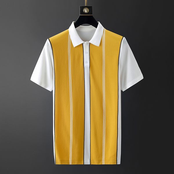 muls brand men shirt male summer striped knitted sweater pullover male trun-down collar breathable yellow grey, White;black
muls brand men shirt male summer striped knitted sweater pullover male trun-down collar breathable yellow grey, White;black