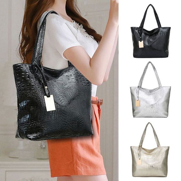 2019 fashion women large capacity handbags soft pu leather crocodile pattern ladies casual shopping tote shoulder bag
2019 fashion women large capacity handbags soft pu leather crocodile pattern ladies casual shopping tote shoulder bag