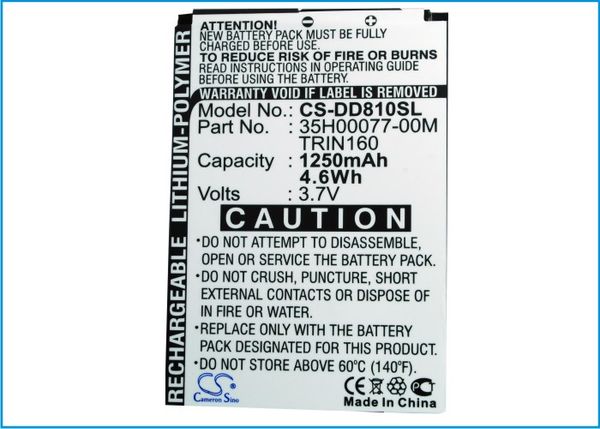 cameron sino 1250mah battery trin160 for htc/dopod 9100,cht9100,d810,d818c,d810x,p3600,p4000, p6300,trinity 100
cameron sino 1250mah battery trin160 for htc/dopod 9100,cht9100,d810,d818c,d810x,p3600,p4000, p6300,trinity 100