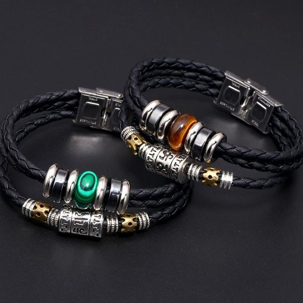 zg new punk style men's stainless steel bracelet real leather hand-woven bracelet, Golden;silver
zg new punk style men's stainless steel bracelet real leather hand-woven bracelet, Golden;silver