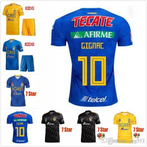 2019 2020 tigres naul new 7 starts third black soccer jerseys gignac camiseta de foot maillot third seven star liga mx football shirts, Black;yellow
2019 2020 tigres naul new 7 starts third black soccer jerseys gignac camiseta de foot maillot third seven star liga mx football shirts, Black;yellow