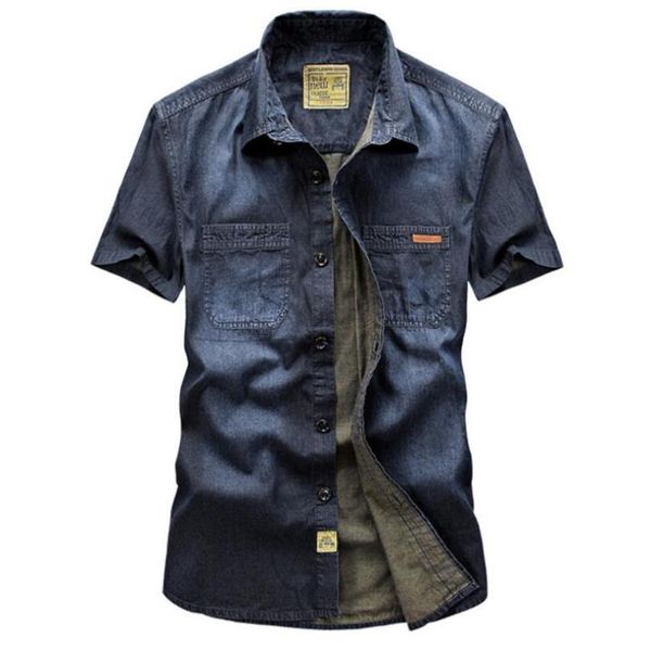 man casual denim shirts solid jeans blouse men short sleeve cotton shirts loose plus size 4xl 2020 w739, White;black
man casual denim shirts solid jeans blouse men short sleeve cotton shirts loose plus size 4xl 2020 w739, White;black