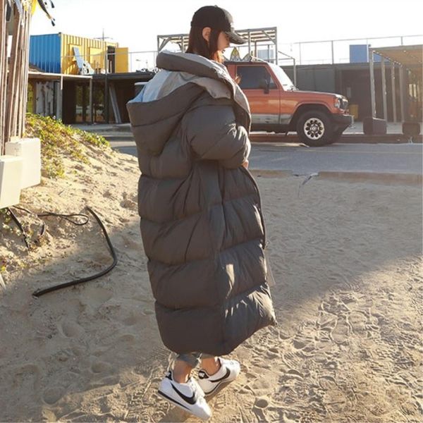 extra long winter jacket women coat parka warm thicken oversized winter coat female hooded loose padded down cotton q1845, Black
extra long winter jacket women coat parka warm thicken oversized winter coat female hooded loose padded down cotton q1845, Black