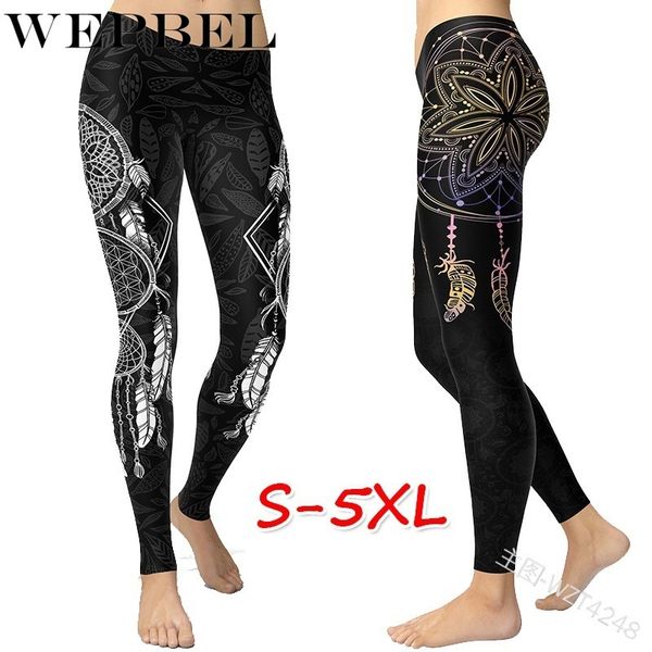 wepbel pants women casual fashion high waist leggings floral flower print ladies long pants, Black 
wepbel pants women casual fashion high waist leggings floral flower print ladies long pants, Black