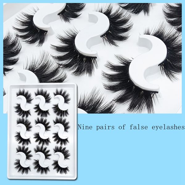 9 pairs eyelashes 6d mink lashes natural false eyelashes dramatic volume fake lashes makeup eyelash extension silk
9 pairs eyelashes 6d mink lashes natural false eyelashes dramatic volume fake lashes makeup eyelash extension silk