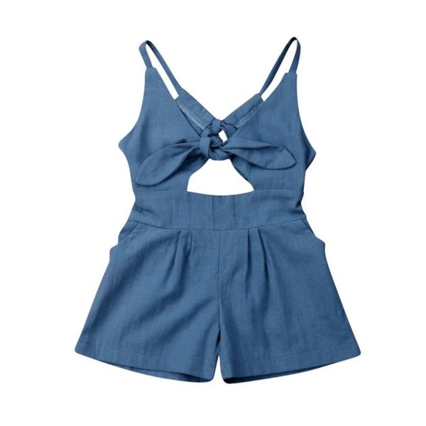 1-6y summer fashion kids baby girl romper sleeveless sling v-neck bow playsuits solid front hollow out backless girl clothes, Blue
1-6y summer fashion kids baby girl romper sleeveless sling v-neck bow playsuits solid front hollow out backless girl clothes, Blue