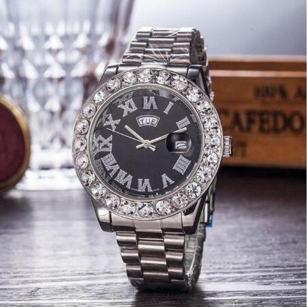 gift women steel stainless clock quartz watch wholesale gold black watch brand man diamond watches boyfriend men wristwatch fashi vclss, Slivery;brown
gift women steel stainless clock quartz watch wholesale gold black watch brand man diamond watches boyfriend men wristwatch fashi vclss, Slivery;brown