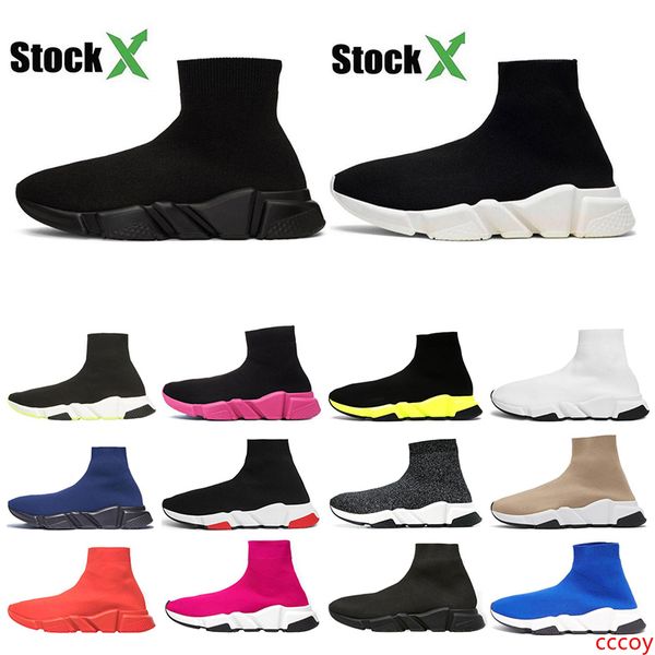 stock x designer speed trainer sock shoes for men women casual shoes black white blue red pink flat runner sneakers size 36-45
stock x designer speed trainer sock shoes for men women casual shoes black white blue red pink flat runner sneakers size 36-45
