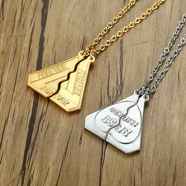 fashion stainless steel puzzle pendant necklace euramerican style forever letter men's pendant necklace jewelry wholesale kolye, Silver
fashion stainless steel puzzle pendant necklace euramerican style forever letter men's pendant necklace jewelry wholesale kolye, Silver