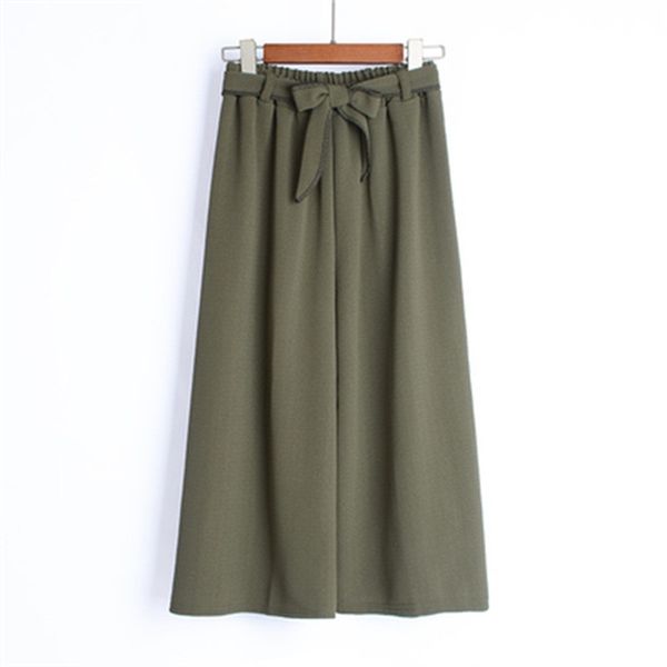 korea spring summer solid wide leg pants loose pants bow ankle length women's high waist stylish loose, Black;white
korea spring summer solid wide leg pants loose pants bow ankle length women's high waist stylish loose, Black;white