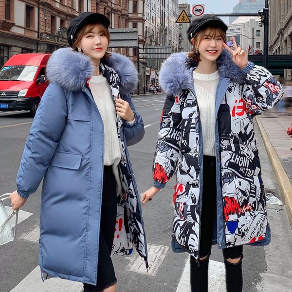 wholesale women's models in the long section of the thickening two sides wear fashion winter down jacket, Black
wholesale women's models in the long section of the thickening two sides wear fashion winter down jacket, Black