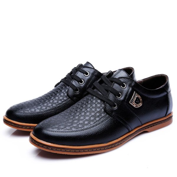 2019 men leather casual shoes men's lace up footwear business moccasins male shoes chaussure home, Black
2019 men leather casual shoes men's lace up footwear business moccasins male shoes chaussure home, Black