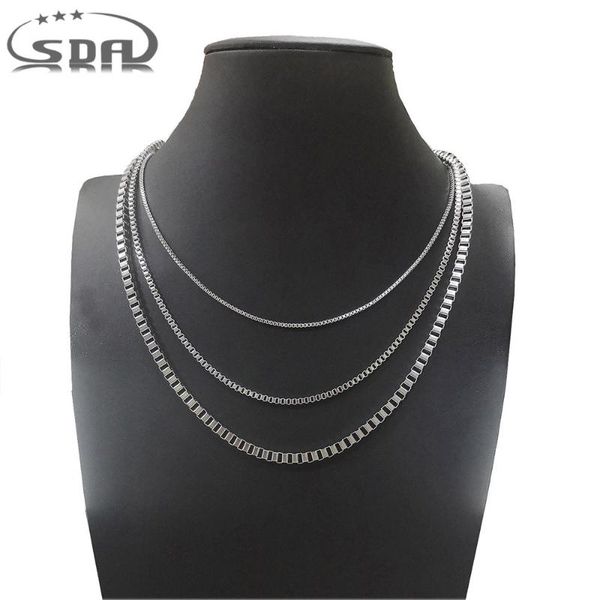 wholesale classic box chains necklace bracelets for men women stainless steel link chain necklace for boy girl jewelry gift, Silver
wholesale classic box chains necklace bracelets for men women stainless steel link chain necklace for boy girl jewelry gift, Silver