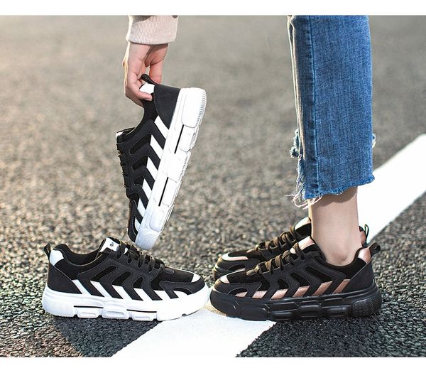 2020 new casual shoes explosion models thick bottom clumsy sneakers ins tide wild comfortable shoes, Black
2020 new casual shoes explosion models thick bottom clumsy sneakers ins tide wild comfortable shoes, Black