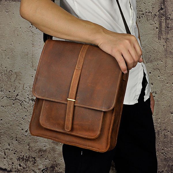 crazy horse leather cowhide genuine leather male casual vintage cross-body messenger bag
crazy horse leather cowhide genuine leather male casual vintage cross-body messenger bag