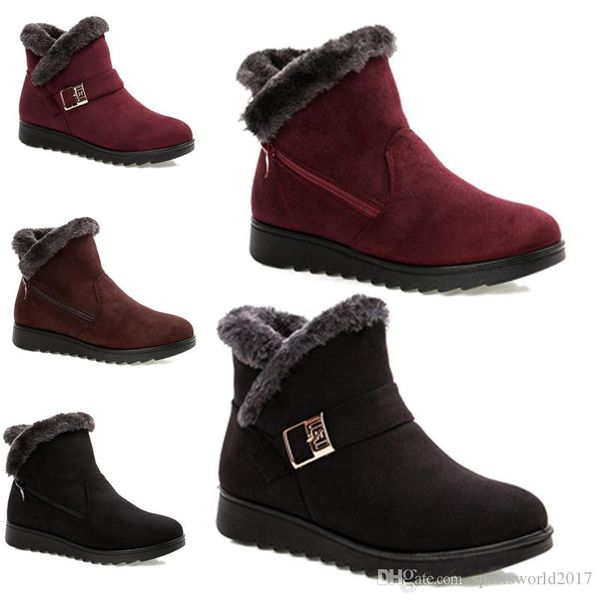 2020 non-brand winter women snow boots triple black wine red brown suede ankle boots mother shoes keep warm 36-40 style 37
2020 non-brand winter women snow boots triple black wine red brown suede ankle boots mother shoes keep warm 36-40 style 37