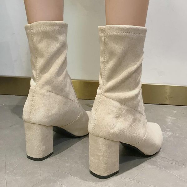 nice new retro style ankle boots women autumn simple dress shoes for woman high heels office ladies formal boot, Black
nice new retro style ankle boots women autumn simple dress shoes for woman high heels office ladies formal boot, Black