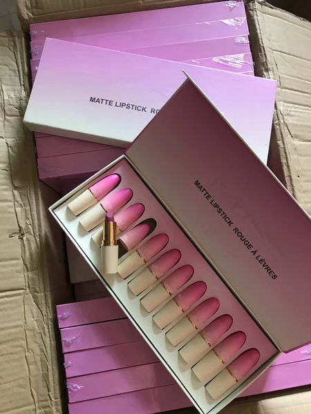 brand new mc matte lipstick gift kits in 12pcs rouge a levres natural moisturized liquid lipstick sets lip gloss makeup wholesaler ship
brand new mc matte lipstick gift kits in 12pcs rouge a levres natural moisturized liquid lipstick sets lip gloss makeup wholesaler ship