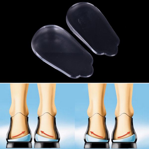 1 pair shoe insert ortc arch support insole flatfoot correction heel pad, Black 
1 pair shoe insert ortc arch support insole flatfoot correction heel pad, Black