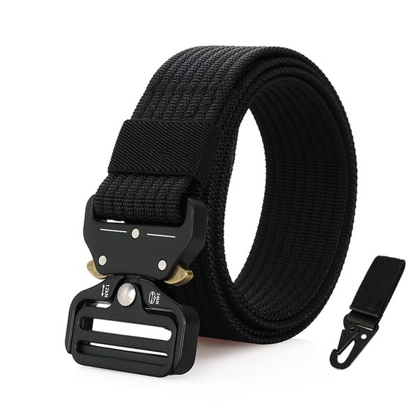 3.8cm zinc alloy buckle canvas belt male youth automatic buckle belt tactical outdoor nylon belt 125cm ten colors optional
3.8cm zinc alloy buckle canvas belt male youth automatic buckle belt tactical outdoor nylon belt 125cm ten colors optional