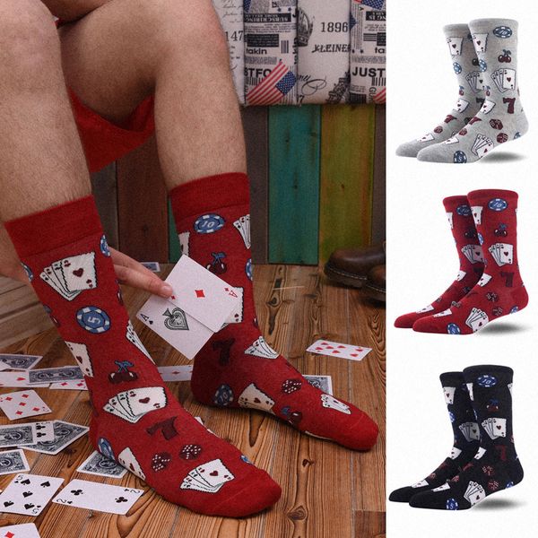 socks funny cartoon retro tile playing cards harajuku happy skateboarding street hip hop retro casual cotton socks, Black
socks funny cartoon retro tile playing cards harajuku happy skateboarding street hip hop retro casual cotton socks, Black