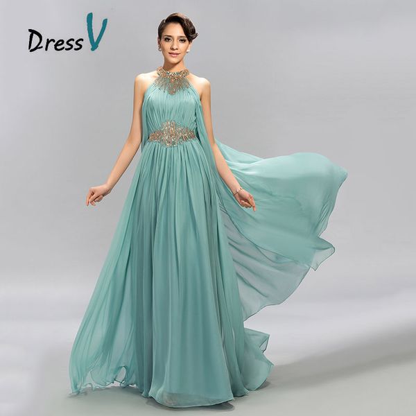 dressv mint blue jewel neckline chiffon long evening dress a-line floor length beaded ruffles prom dresses formal evening dress, White;black
dressv mint blue jewel neckline chiffon long evening dress a-line floor length beaded ruffles prom dresses formal evening dress, White;black
