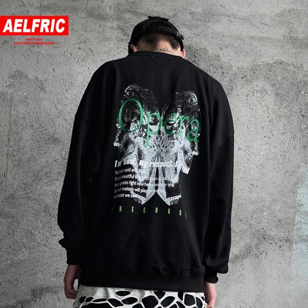 aelfric hip hop opera letter printed sweatshirts mens 2019 harajuku pullovers fashion casual cotton male long sleeve streetwear, Black
aelfric hip hop opera letter printed sweatshirts mens 2019 harajuku pullovers fashion casual cotton male long sleeve streetwear, Black