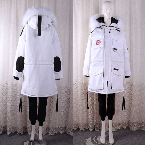 women parkas down winter cotton jacket real fur collar hooded thicken long cotton-padded jacket large size cny1773, Black
women parkas down winter cotton jacket real fur collar hooded thicken long cotton-padded jacket large size cny1773, Black