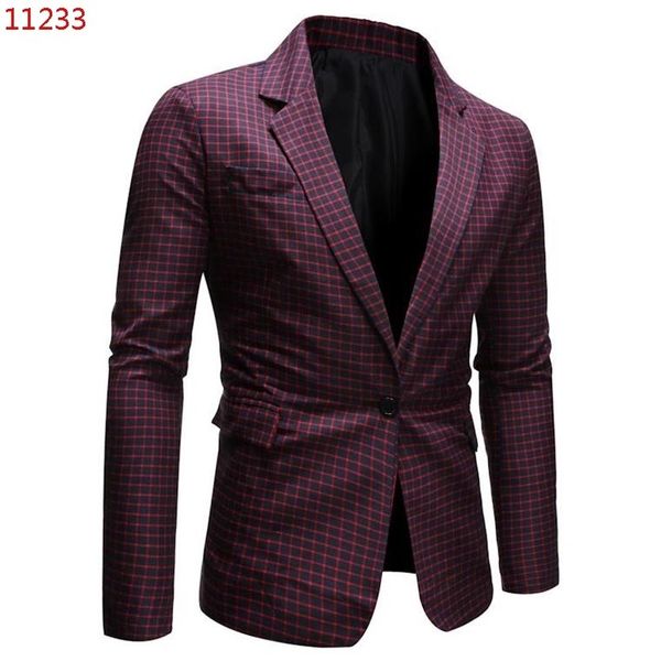 2019 autumn and winter new style men casual fashion plaid small suit new style men's suit coat, White;black
2019 autumn and winter new style men casual fashion plaid small suit new style men's suit coat, White;black