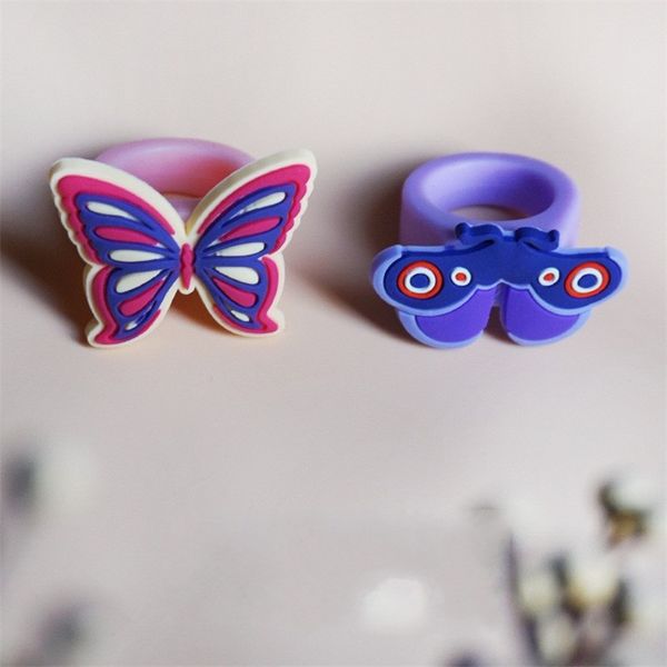 pvc soft glue rings cartoon butterfly eco friendly child birthday gift lovely ring fashion with 0 4tz j1
pvc soft glue rings cartoon butterfly eco friendly child birthday gift lovely ring fashion with 0 4tz j1