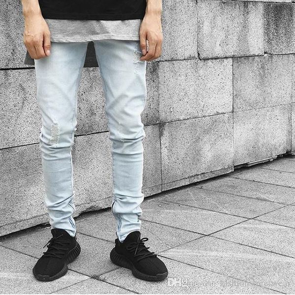 high end fashion mens fear of god light blue denim wash jeans distressed ripped destroyed jeans fog streetwear hiphop long pants
high end fashion mens fear of god light blue denim wash jeans distressed ripped destroyed jeans fog streetwear hiphop long pants