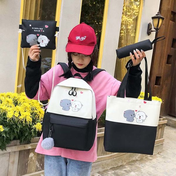 ladies college black retro school backpacks for teenagers mochila feminina bags for school teenager girl rucksack
ladies college black retro school backpacks for teenagers mochila feminina bags for school teenager girl rucksack