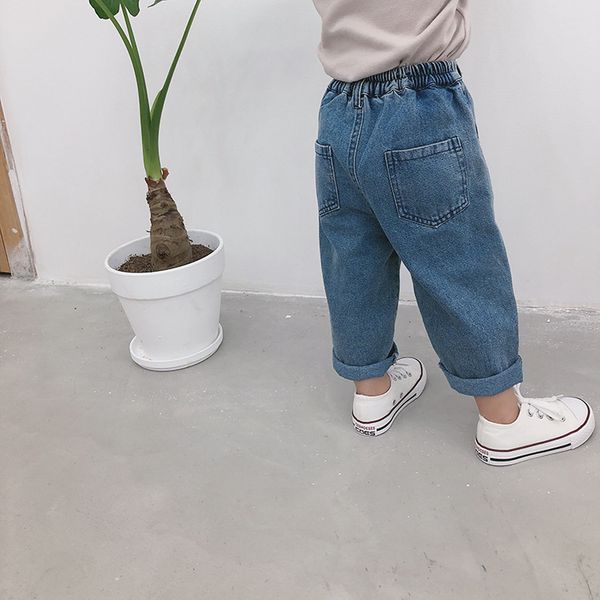 2020 spring autumn girls fashion ultra-wide-leg jeans kids boys 2 colors loose casual denim pants 1-7y, Blue
2020 spring autumn girls fashion ultra-wide-leg jeans kids boys 2 colors loose casual denim pants 1-7y, Blue