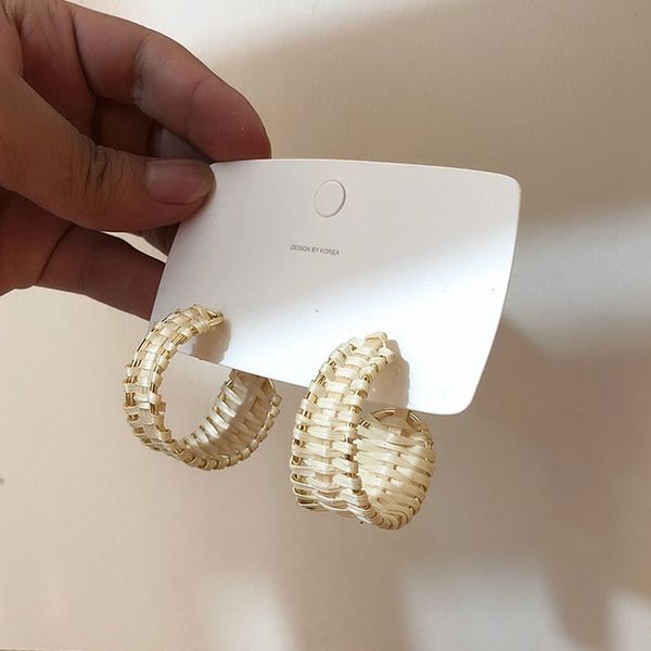 mengjiqiao 2019 new summer holiday elegant circle rattan handmade straw braid hoop earrings for women pendientes jewelry gift, Golden;silver
mengjiqiao 2019 new summer holiday elegant circle rattan handmade straw braid hoop earrings for women pendientes jewelry gift, Golden;silver
