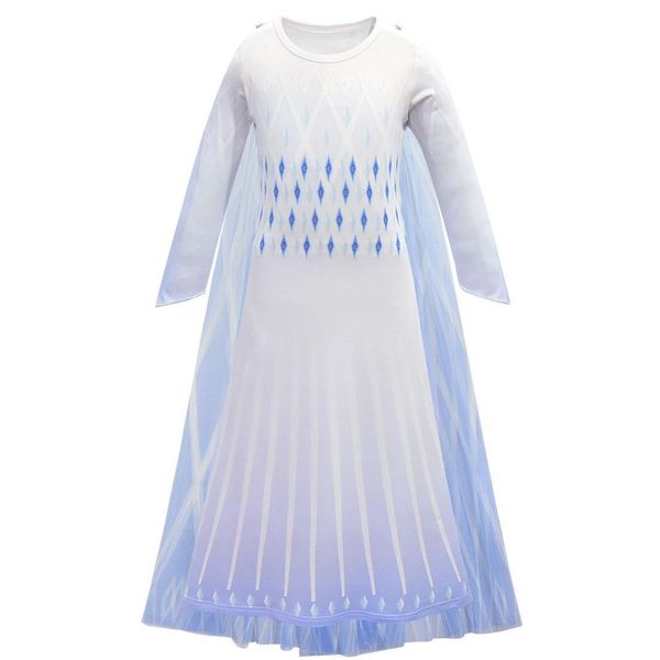 princess dress up for girl long sleeve with cloak snow queen 2 fancy costume halloween pageant party clothes kids clothing, Blue
princess dress up for girl long sleeve with cloak snow queen 2 fancy costume halloween pageant party clothes kids clothing, Blue