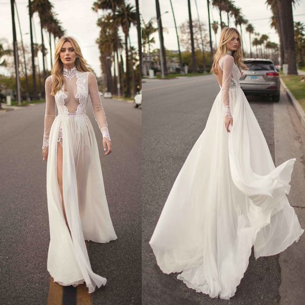 2019 Vintage Muse By Berta Богемные Свадебные Платья Линии Кружева Аппликация Сплит С Высоко
2019 Vintage Muse By Berta Богемные Свадебные Платья Линии Кружева Аппликация Сплит С Высоко