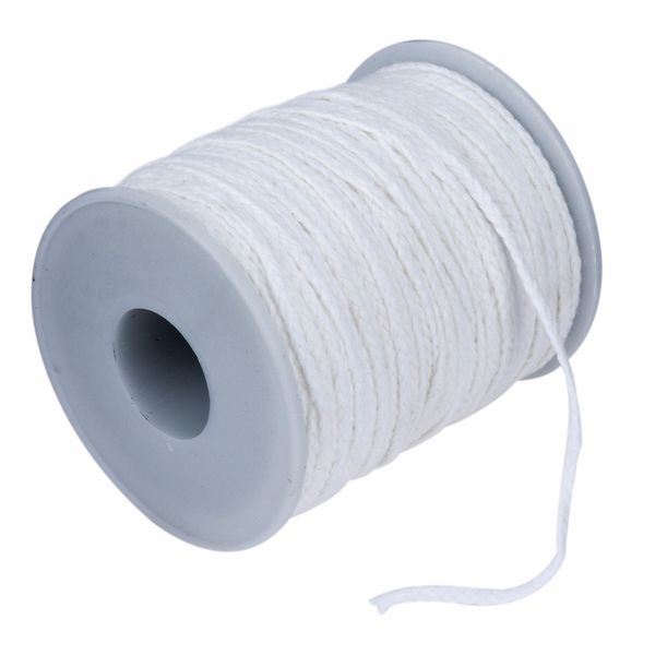 1roll cotton square braid candle wicks core 61mx2.5mm white for candle making supplies candle holders
1roll cotton square braid candle wicks core 61mx2.5mm white for candle making supplies candle holders