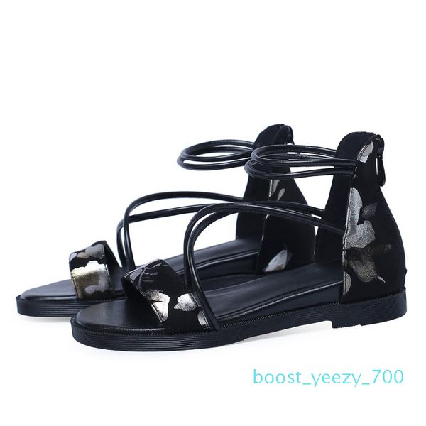 effgt 2019 new shoes woman zip genuine leather shoes women casual low heels wedges sandals women summer k53 b70, Black
effgt 2019 new shoes woman zip genuine leather shoes women casual low heels wedges sandals women summer k53 b70, Black