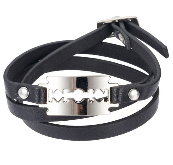 multi-turn winding handmade leather bracelet retro alloy hollow letter pu couple bracelet rope blade drop ship, White
multi-turn winding handmade leather bracelet retro alloy hollow letter pu couple bracelet rope blade drop ship, White