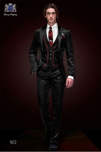 embroidery groom tuxedos peak lapel groomsmen mens wedding dress man jacket blazer prom dinner 3 piece suit(jacket+pants+tie+vest) a35, Black;gray
embroidery groom tuxedos peak lapel groomsmen mens wedding dress man jacket blazer prom dinner 3 piece suit(jacket+pants+tie+vest) a35, Black;gray
