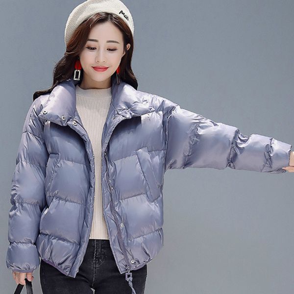 casual loose plus size 2019 casual new stand collar short parka winter jacket women cotton padded coat female clothes b608, Black
casual loose plus size 2019 casual new stand collar short parka winter jacket women cotton padded coat female clothes b608, Black